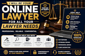 be your online lawyer for all your lawyer needs
