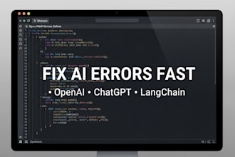 openai, chatgpt, langchain or ai API errors fast