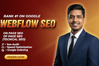 full SEO services for your webflow website