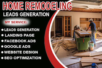 home renovation kitchen bathroom basement improvement leads