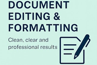 fix, format and improve your documents