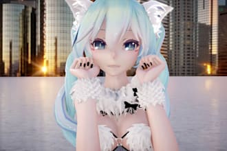 fix, rig and covert any 3d model for mmd, vrchat, warudo, vroid, vrm, koikatsu