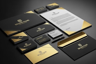 modern, minimalist brand identity design