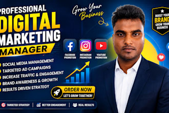 be your digital marketing manager for business growth