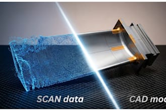 do cad modeling and reverse engineering from scan data