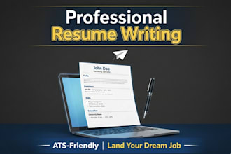 design a professional ats friendly resume and modern CV