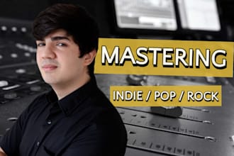 master your alternative indie pop rock song