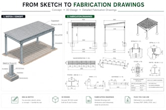 create mechanical cad models and technical drawings