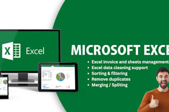 clean, organize, and merge your excel or CSV data