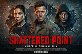 design cinematic hollywood movie poster with premium visual effects