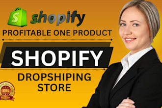 create a profitable shopify one product store within 1day