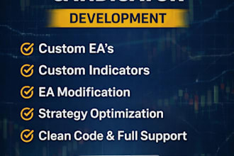 create expert advisor, mt4, mt5, indicator, mql, hft bot, trading bot, mql4
