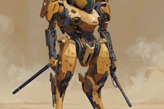 high quality robot, mecha concepts