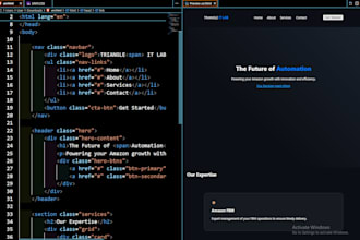 create a responsive HTML CSS website