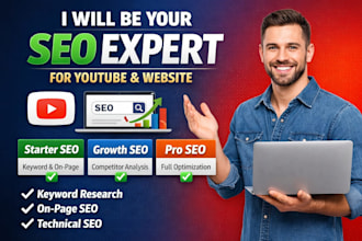 be your seo expert for youtube and website