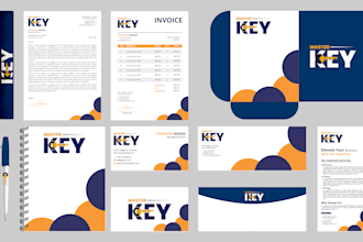 design business card, letterhead, and stationery items