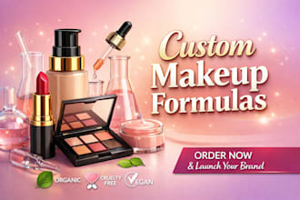 be your cosmetic chemist for professional makeup formulation