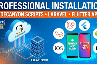 install codecanyon scripts php and flutter apps