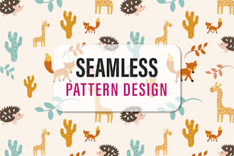 do pattern design for textiles, stationery and fabric