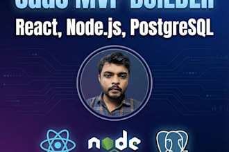 build a scalable saas mvp with react, node js, and postgresql