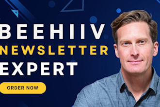 setup beehiiv newsletter template design beehive landing page website redesign