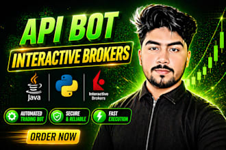 develop your ibkr tws api bot, mt4 or mt5 trading bot eas