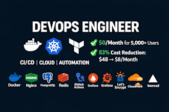 set up docker, nginx, and cloud infrastructure for your app