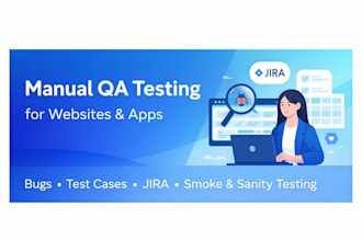 do manual QA testing for web applications