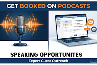 book you on top podcasts as a guest with targeted podcast outreach pitching