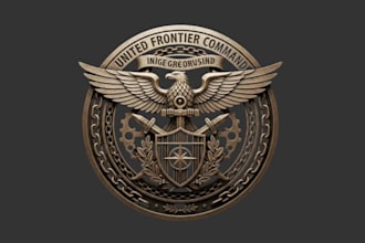 create professional military business logo design