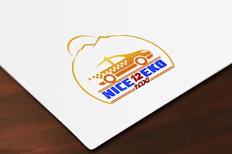 create a booking, chauffeur taxi service logo