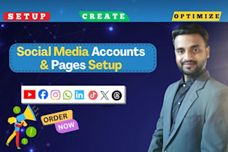 create facebook and instagram business pages setup with cover art