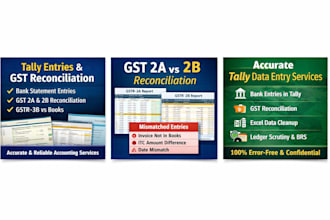 do accurate tally data entry and gst reconciliation 2a 2b 3b