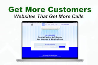build lead generating websites that help local services in wordpress or framer