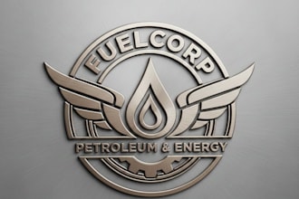 design a powerful and modern petrol logo for your brand