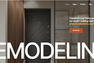 design home remodeling website for kitchen and bathroom remodeling contractors