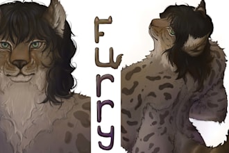 make a furry art for you