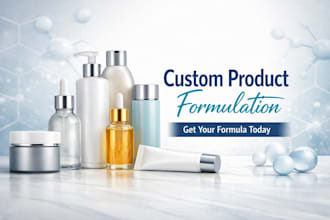 formulate cosmetic and skincare products as a professional chemist