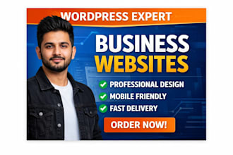 design a professional wordpress website for business