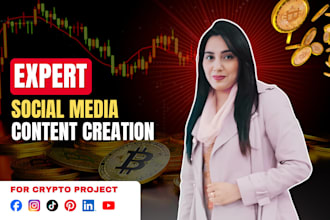create social media content and manage posts for crypto projects