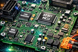 design automotive pcb for can bus, obd ii, ecu, ev bms, and motor drivers