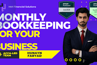 do quickbooks cleanup and monthly bookkeeping for businesses
