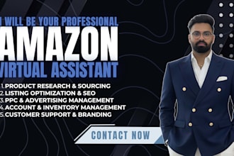 be your expert amazon virtual assistant for fba