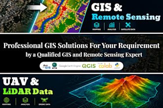 do gis, qgis, arcmap and earth engine tasks