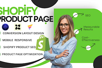 build shopify product pages via gempages, pagefly, shogun, replo