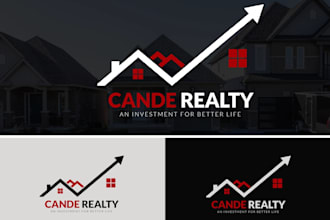 design modern real estate, property and construction logo with brand identity