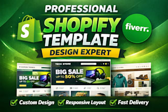 make a professional shopify template