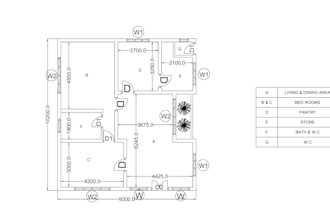 do professional autocad 2d floor plan and drafting
