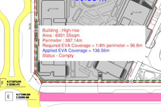 perform fire vehicle access road analysis