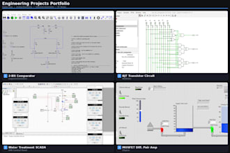 do logisim, ltspice, and multisim projects